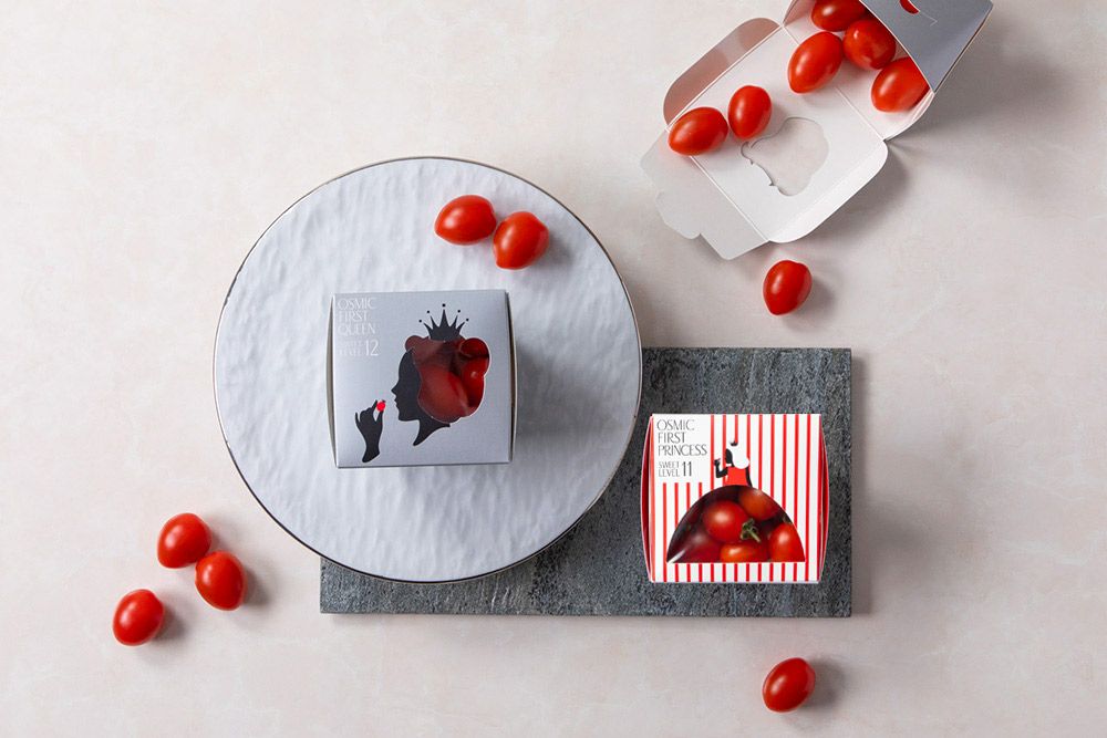 オスミックファースト OSMIC FIRST オスミックトマト 高糖度ミニトマト 糖度12 糖度11 フルーツミニトマト 食べ比べ4箱セット（QUEEN・PRINCESS）